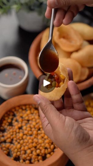 7.9M views · 326K reactions | •MARKET STYLE GOLE GAPPE RECIPE AT HOME!•😍
This is the easiest yet the best recipe for Sooji vale Gol gappe! We have also prepped Gol gappe ka Theeka paani🤤 

Comment and let us know what you call these? Pani puri/ Gol gappe/ Puchke or something else?

All Tips and Tricks mentioned in the pinned comment!

Ingredients used are-
For Gol gappe-
Sooji- 2 Cups
Hot oil - 1/4 cup
Lukewarm water-1/2 cup

Fry the gol gappas on high flame in hot oil! Do not touch the gol gappas until they inflate!

For Gol gappe ka paani-
Fresh coriander (Dhaniya)- 1/4 cup
Mint leaves- 16-18 pcs
Green chillies- 3-4 pcs
Ginger- 1 piece
Garlic- 4-5 cloves

Now in a bowl-
Imli water- 1/4 cup
Prepared green chutney
Jaggery (Gud)- 3 Tbsp
Black salt- 1 Tsp
Chaat masala-1 Tsp
Black pepper po How To Make Pani Puri At Home, Gol Gappe, Ramadan Special, Spicy Snacks Recipes, Pani Puri, Green Chutney, Black Salt, Party Dishes, Spicy Snacks