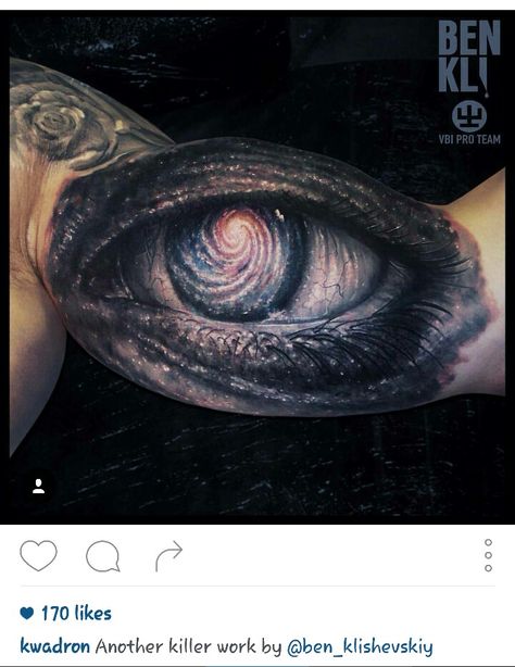 Eye Eye Universe Tattoo, 3rd Eye Tattoo, Eyeball Tattoo, Sky Tattoos, Space Tattoos, Universe Tattoo, Soul Tattoo, Galaxy Tattoo, Space Tattoo