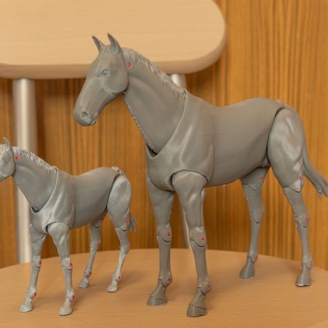 3D Printable 1:12 Scale Horse Poseable Figure by Terry Bassett 3d Printer Stl Files, 3d Horse, 3d Things, Model City, 3d Printer Files, 3d Printing Projects, Horse Drawing, Digital Printer, Stl Files