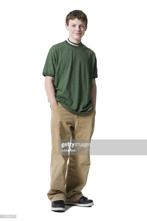 Teenage Poses Drawing Reference, Standing Poses Hands In Pockets, Slouch Standing Pose, Casual Standing Pose Reference Male, Teenage Poses Drawing, Guy Standing Reference Photo, Dude Standing Reference, Teenager Poses Reference, Human Poses Male