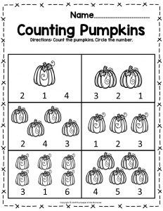 Free Pumpkin Math Halloween Preschool Worksheet Counting Pumpkins Pre K Worksheets Free Printables Halloween, Pre K Fall Worksheets Free, Counting 1-5 Preschool, October Preschool Worksheets Free, Counting Pumpkins Preschool, Kindergarten Fall Worksheets Free Printables, Preschool Halloween Worksheets Free, Fall Kindergarten Activities Free Printable, Free Halloween Preschool Printables