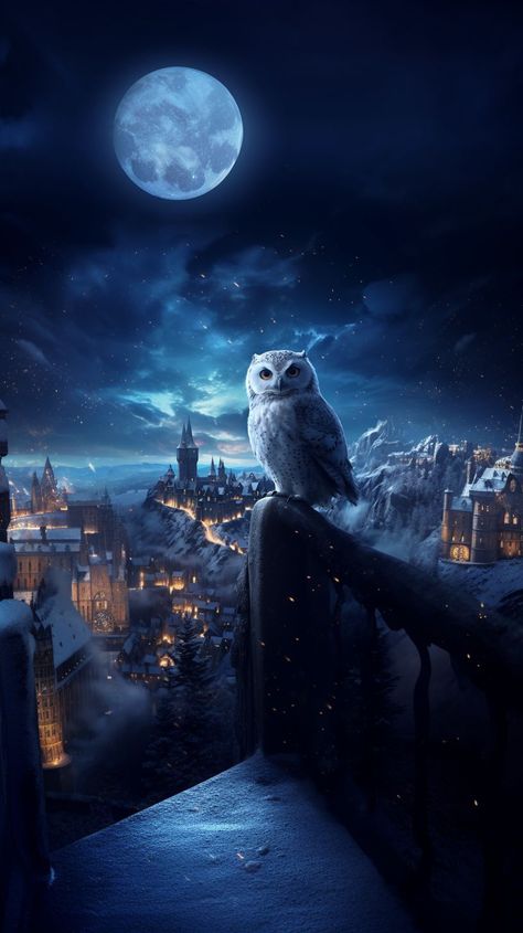 Harry Potter 4k, Harry Potter Wallpaper Backgrounds, Sleep Hacks, Harry Potter Iphone, Harry Potter Owl, Harry Potter Painting, Potter Wallpaper, Harry Potter Room Decor, Harry Potter Background