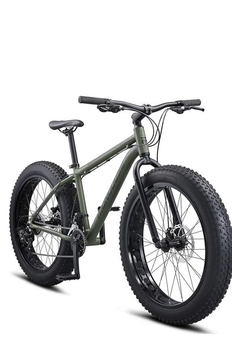 The world of fat bike adventures is waiting to get in on the fun with the Argus fat tire mountain bike by Mongoose. This fat bike comes with a Mongoose youth MTB steel fat tire hardtail provides a strong, stable ride. The 7-speed drivetrain offers ideal gearing for varied terrain. There are mechanical disc brakes to supply quick, effective braking even in slippery weather on bumpy trails.  #gift#birthdaygift#cars#bikes#driftcar#kids#cars Cars Bikes, Fat Bike, Fat Tire, Adventure Bike, Cycling Workout, Aluminum Frame, Hunting Fishing, Fishing Boats, Mountain Bike