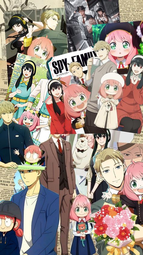 wallpaper spy x family #spyxfamily #wallpaper #wallpaperspyxfamilu Spyxfamily Wallpaper, Spy X Family Wallpapers, Spy Family Wallpaper, Fandom Wallpaper, Spy X Family Wallpaper, Nana Banana, Funny Lock Screen Wallpaper, Anime Spy X Family, Family Collage