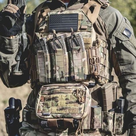 Milsim Aesthetic, Plate Carrier Setup, Tactical Kit, Special Forces Gear, Plate Carrier Vest, Military Accessories, Tactical Life, Army Gears, Military Gear Tactical