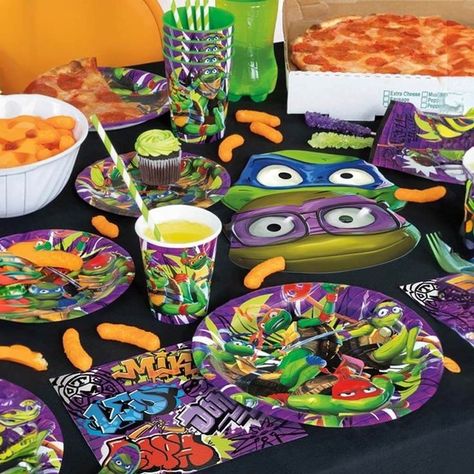 Tmnt Mutant Mayhem Party Ideas, Tmnt Mutant Mayhem Birthday, Tmnt Mutant Mayhem Party, Ninja Turtle Pinata, Tmnt Birthday Party Ideas, Tmnt Birthday Party, Ninja Turtles Birthday Party Ideas, Ninja Turtle Theme Party, Ninja Turtle Mask