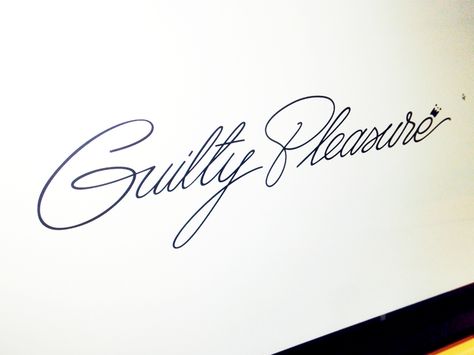 Guilty Pleasure by Forsuregraphic Illustrator Tutorials Logo, Store Window Displays, Hand Drawn Type, Portfolio Book, Graphic Designer Portfolio, Retro Logos, Guilty Pleasure, Illustrator Tutorials, Typography Letters