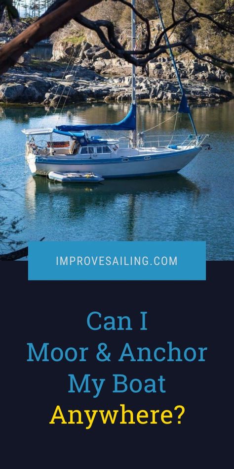 Can I Moor & Anchor My Boat Anywhere? No - but you can be handy about it. Read the article to get tips from an experienced world sailor on how to moor your boat cheaply. #sailing #tips #learn #beginner #sailboat Sailing Lifestyle, Sailing Basics, Sailing Life, Big Boat, Boat Living, Boating Tips, Sailboat Living, Ocean Sailing, Dublin Ireland Travel