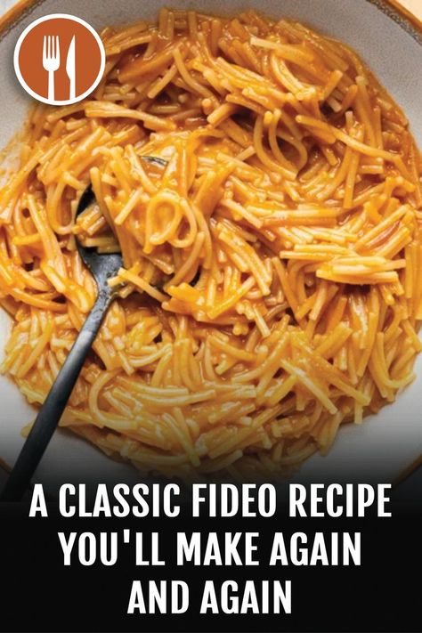 Fideo Recipe, Vermicelli Recipes, Inexpensive Meals, Spanish Dishes, Mexican Cooking, Mexican Food Recipes Easy, Mexican Food Recipes Authentic, Again And Again, Mexican Dishes