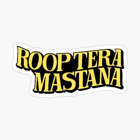 Get my art printed on awesome products. Support me at Redbubble #RBandME: https://www.redbubble.com/i/sticker/Roop-Tera-Mastana-Vintage-Bollywood-by-Kaizenclothing0/164427419.EJUG5?asc=u Bollywood Stickers, Graduation Party Diy, Vintage Bollywood, Party Diy, Diy Party, Graduation Party, Awesome Products, My Art, Stationery