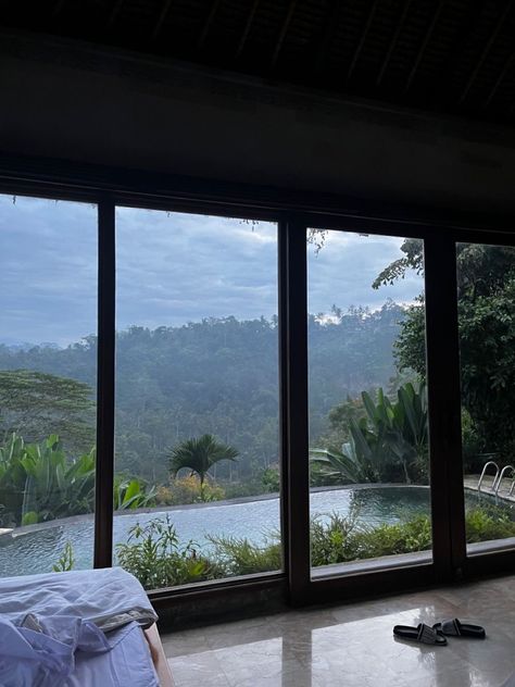 777 Nature Pool, Danish Aesthetic, Window Aesthetic, Dream House Garden, Ubud Villas, Bali Retreat, Jungle Photography, Ubud Indonesia, Hotel Vacation