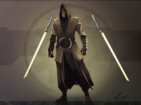 Gray Jedi, Jedi Temple Guard, Jedi Armor, Temple Guard, Jedi Temple, Grey Jedi, Star Wars Light, Star Wars Background, Star Wars Sith