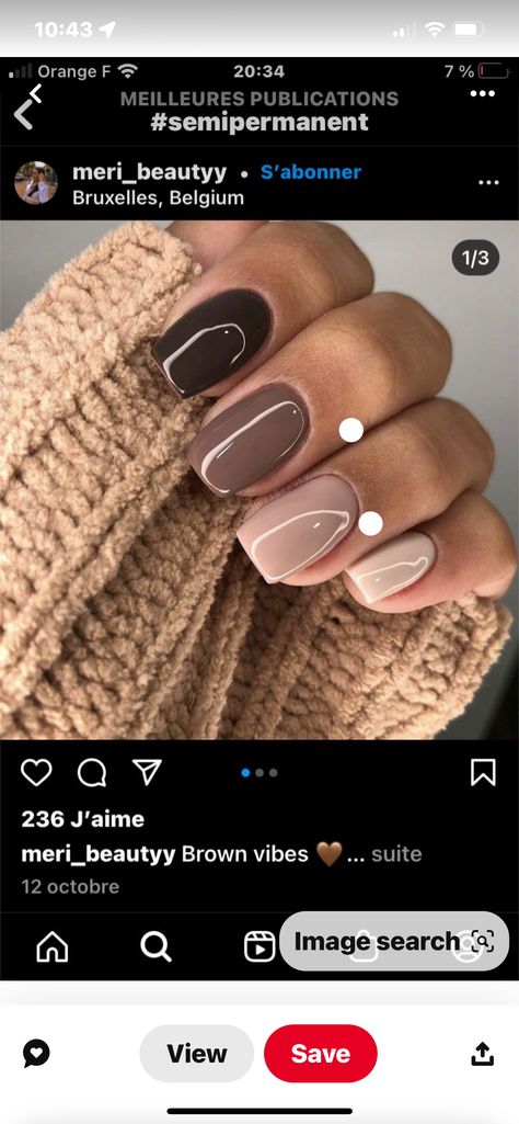 Taupe Nails Designs, Tan Nail Designs, Nail Polish Combinations, Patriotic Nail, Taupe Nails, Tan Nails, Pink Nail Colors, Fourth Of July Nails, Fun Nail Colors