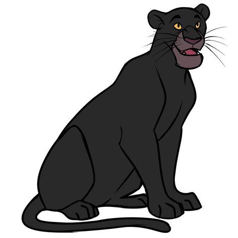 Bagheera - WIP by johndimplechester.deviantart.com on @DeviantArt Raksha Jungle Book, Akela Jungle Book, Jungle Book Panther, Panther Mural, Bagheera Jungle Book, Mogli Jungle Book, King Louie Jungle Book, Jungle Book Bagheera, Jungle Book Characters