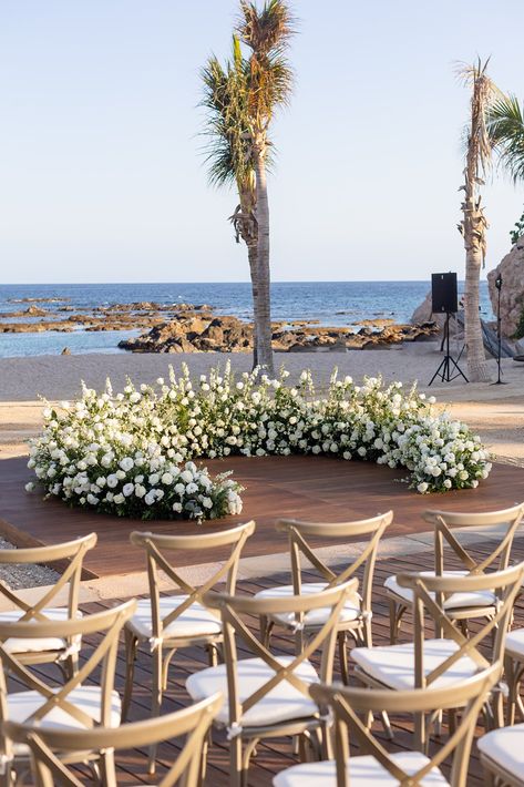 Ceremony Altar - Cabo Beach Cabo Beach, Ceremony Altar, Cabo Wedding, Cabo Weddings, We Get Married, Fancy Wedding, On Beach, Wedding Celebration, Chic Wedding