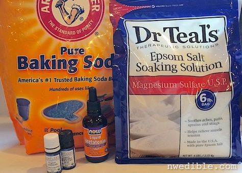 Relaxing Bath Soak - liquid melatonin Melatonin Bath Soak Diy, Diy Bath Soak, Milk Baths, Natural Hormones, Money Savers, Chamomile Essential Oil, Bed Time, Milk Bath, Circadian Rhythm