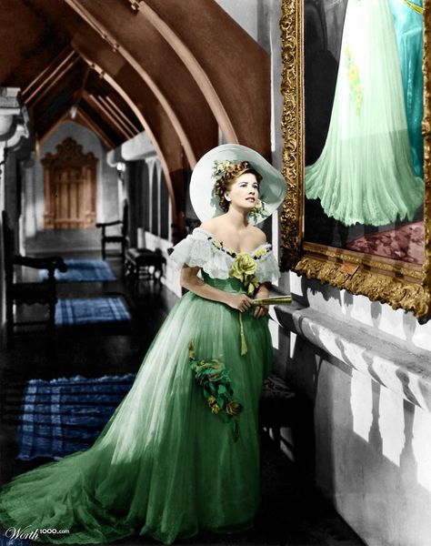 joan fontaine' rebecca' green' color by Lsgenie for Pleasantville on worth1000 Rebecca Daphne Du Maurier, Joan Fontaine, Daphne Du Maurier, Hitchcock Film, Deborah Kerr, Andy Garcia, Jennifer Jones, Olivia De Havilland, Tony Curtis