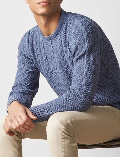 Mens Knit Sweater Pattern, Mens Knit Sweater, Crochet Men, Formal Men Outfit, Knitting Paterns, Knit Men, Sharp Dressed Man, Knitwear Men, Sweater Knitting Patterns