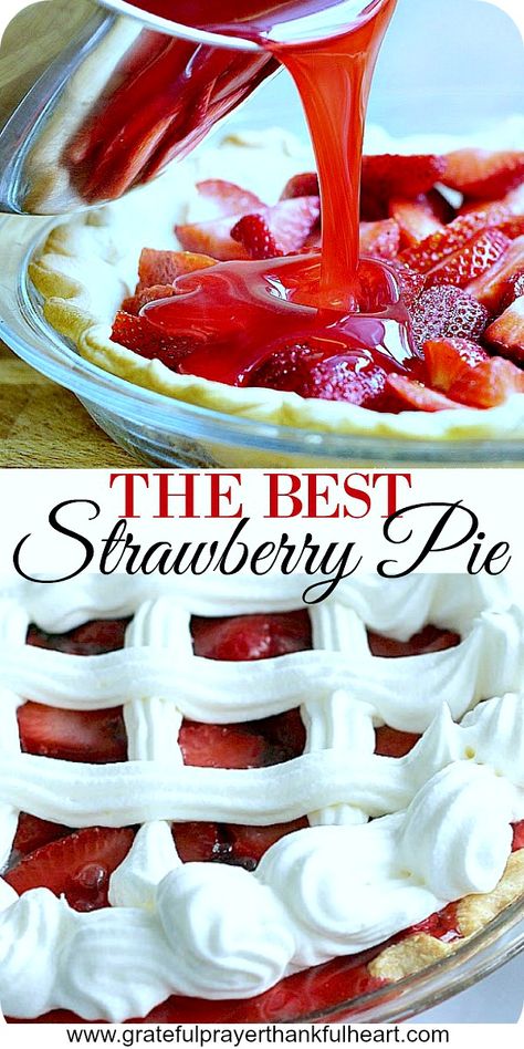 Best Strawberry Pie, Strawberry Lush, Summer Pies, Strawberry Social, Strawberries Recipes, Easy Strawberry Pie, Heart Strawberry, Dessert Pies, Strawberry Ideas