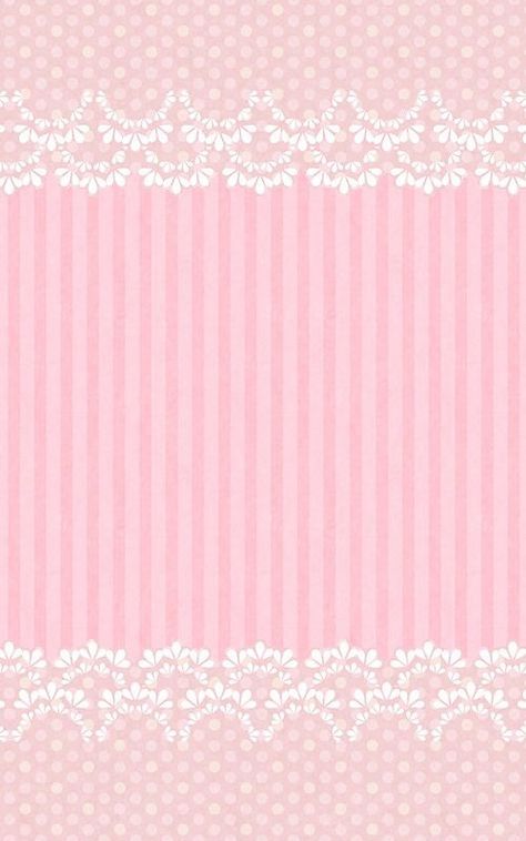 my favorite girly wallpaper ♡ Background Stripes, Miniature Printables, Background Pink, Decoupage Paper, Printable Paper, Pink Stripes, Pink Wallpaper, Paper Background, Pink Lace