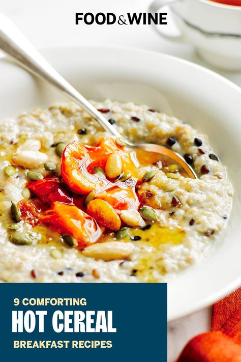 Oat Bran Hot Cereal Recipes, Oatmeal Cereal Recipes, Hot Cereal Recipes, Healthy Nutritious Breakfast, Porridge Toppings, Sweet Porridge, Hot Breakfast Cereal, Gluten Free Substitutes, Best Cereal