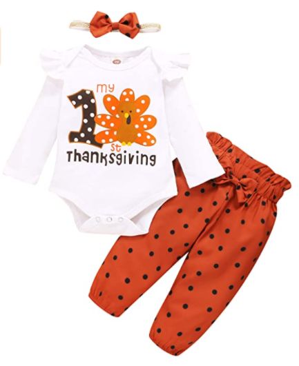 My First Thanksgiving, Thanksgiving Baby Outfits, Girls Thanksgiving Outfit, Thanksgiving Clothes, Girls Thanksgiving, Winter Baby Clothes, Thanksgiving Outfits