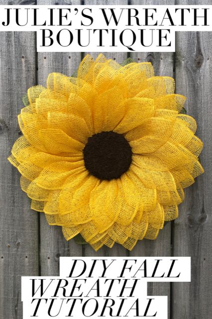 Diy Wreath, Tutorial for Wreath, Sunflower Wreaths, Wreath for Front Door, Make your own wreath, DIY tutorial, DIY Craft, Burlap wreath, Curb Appeal, Fall Wreath, Autumn Wreath, Summer Wreath, Sunflower Decor, Sunflowers, #Sunflowers #JuliesWreathBoutque Diy Wreath Tutorial, Zinnia Wreath, Burlap Sunflower Wreath, Sunflower Wreath Diy, Fall Wreath Tutorial, Burlap Sunflower, Sunflower Burlap Wreaths, Couronne Diy, Burlap Wreath Tutorial