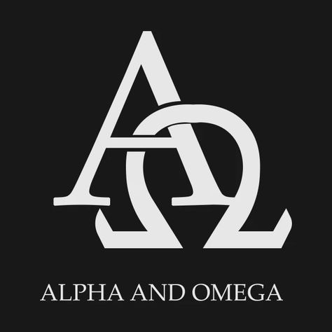 Omega Tattoo, Alpha And Omega Symbols, Safe Tattoo, Alpha Tau Omega, Scrapbook Inspo, Alpha And Omega, Abstract Wallpapers, Alpha Omega, Tattoos For Black Skin