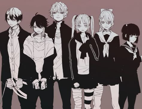 Anime Group Icon, Anime Group Of Friends Aesthetic, Friend Group Art, Anime Group Of Friends, Group Illustration, Group Drawing, Animes Emo, Friends Anime, Anime Friends