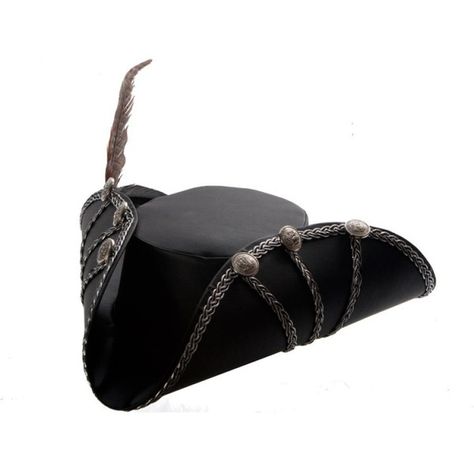 Deluxe Rogue Pirate Hat ($60) ❤ liked on Polyvore featuring accessories, hats, feather hat, sexy hat and pirate hat Halloween Costume Black, Pirate Accessories, Pirate Outfit, Pirate Hat, Halloween Costume Shop, Party Store, Pirate Hats, Halloween Hats, Feather Hat