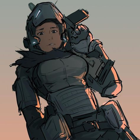 Titanfall 2 Art, Futuristic Soldier, Titan Oc, Cyberpunk Aesthetics, Sci Fi Character Design, Titanfall 2, Sci-fi Armor, Future Soldier, Anime Military