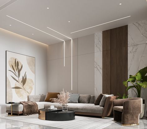 Tattoo Modern, Interior Design Living Room Modern, Living Hall, Hall Interior Design, Ceiling Design Living Room, Luxury Living Room Design, Hall Interior, Classic Living Room, Living Room Design Decor