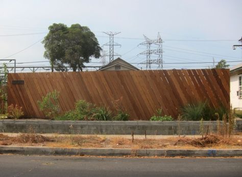 Los Angeles Houses, Wood Fence Gates, Metal Fencing, Wood Privacy Fence, Wood Fence Design, Caged Bird, Mid Century Exterior, Timber Fencing, Write Letters