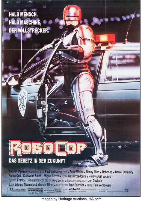 Robocop Poster, Leeza Gibbons, Kurtwood Smith, Nancy Allen, Peter Weller, Sunday Movies, Paul Verhoeven, Classic Movie Posters, Film Posters Vintage