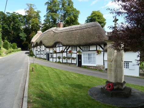 Hampshire on the south coast is pretty rural county, like its neighbour, Dorset. Here, then, is our pick of the best of Hampshire villages. Visit Bath, Counties Of England, Hampshire England, Hampshire Uk, Village Shop, Roman Baths, Thatched Cottage, Village Life, New Forest