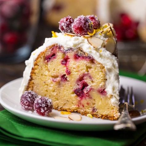 White Chocolate Cranberry Bundt Cake - Baker by Nature Ashley Manila, White Chocolate Bundt Cake, Chocolate Cranberry Cake, Cranberry Bundt Cake, Cranberry Orange Bundt Cake, White Chocolate Buttercream Frosting, Lemon Cranberry, Orange Bundt Cake, Cranberry White Chocolate