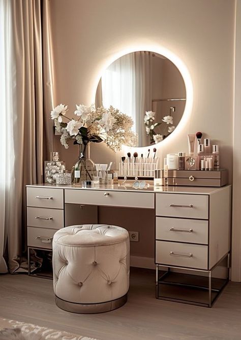 Dressing Room Decor, Luxury Inspiration, Luxury Room Bedroom, Bedroom Interior Design Luxury, Dressing Table Design, Dressing Tables, Room Makeover Bedroom, Dressing Room Design, Master Bedrooms Decor