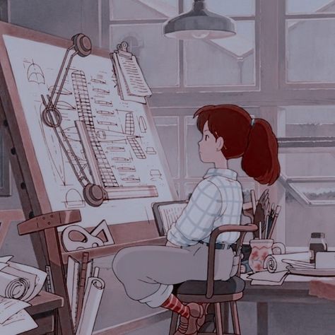 Engineer Cartoon, Amino Aesthetic, Ghibli Icons, Slow Dancing, Drawing Competition, Architecture Life, Frame By Frame Animation, Ghibli Artwork, Studio Ghibli Movies