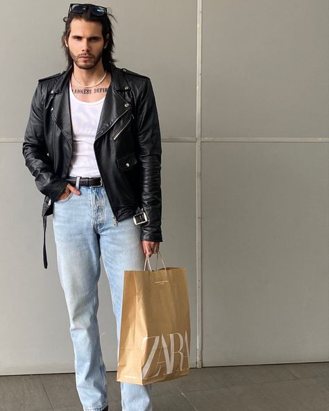 #zara #fashion #aesthetic #photography #men Aesthetic Photography Men, Photography Men, Zara Fashion, Alex Turner, Fashion Aesthetic, Aesthetic Photography, Biker Jacket, Zara, Photography