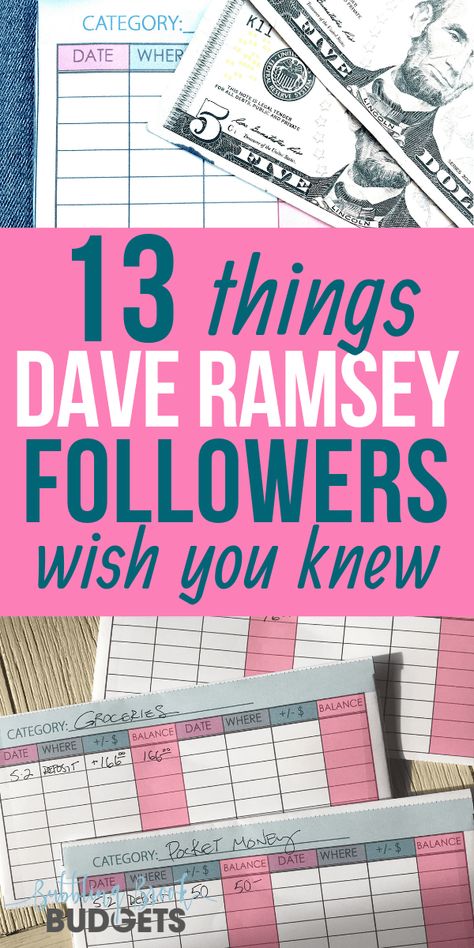 13 Things Dave Ramsey Baby Steps Fans Wish You Knew Ramsey Baby Steps, Dave Ramsey Baby Steps, Total Money Makeover, Dave Ramsey Budgeting, Saving Strategies, Rice And Beans, Money Makeover, Budget Ideas, Thrifty Living