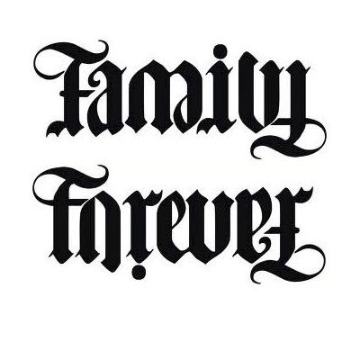 Family Forever Tattoo, Tattoo Ambigram, Tattoo Lettering Alphabet, Ambigram Tattoo, Unique Tattoos For Men, Tattoo Lettering Design, Tattoo Lettering Styles, Tattoo Outline Drawing, Graffiti Lettering Fonts