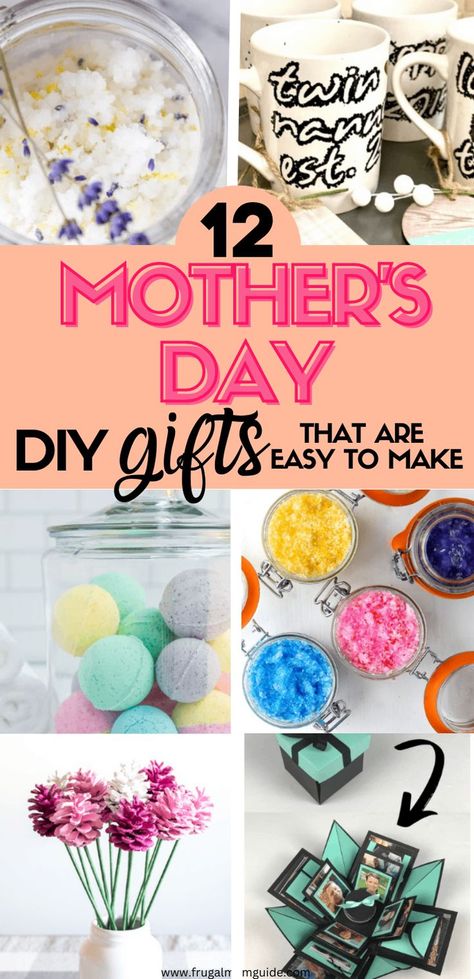 Mothersday Gifts Diy Grandma, Diy Mother Gifts From Daughter, Diy Birthday Gifts For Mom From Daughter, Last Minute Mothers Day Gifts Diy, Mother’s Day Ideas For Adults, Cute Diy Gifts For Mom, Mothersday Gifts Diy Craft Ideas, Homemade Presents For Mom, Easy Diy Gifts For Mom