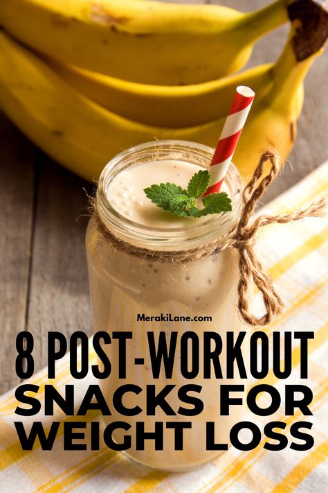 8 Best Post Workout Snacks for Weight Loss and Muscle Gain | We all know how important refueling after an intense workout is. From muscle recovery to balancing blood sugar, post exercise snacks are the key to successfully losing weight & building more muscle. We're sharing delicious and nutritious snacks you can meal prep ahead and take with you to the gym, including upgrades to fan favs like overnight oats, brown rice cakes with nut butter, and homemade protein shakes. Healthy Post Workout Snacks, After Workout Snack, Post Workout Breakfast, Post Workout Meals, Workout Breakfast, Workout Meals, Pre Post Workout, Pre And Post Workout, Post Workout Snacks