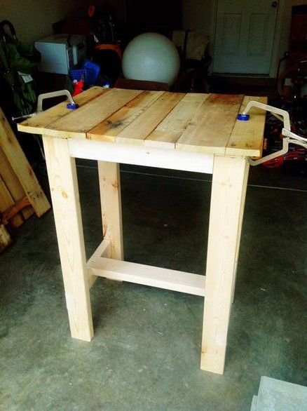 Grill Side Table, Diy Grill Table, Backyard Landscapes, Bbq Wood, Backyard Grill, Grill Cart, Diy Grill, Deck Decor, Grill Table