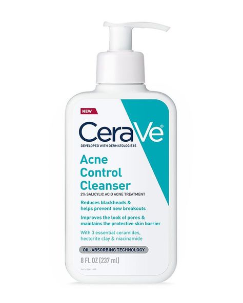 Cerave Cleanser, Cerave Skincare, Salicylic Acid Cleanser, Acne Prone Skin Care, Salicylic Acid Acne, Acne Face Wash, Acne Cleansers, Acne Control, Face Acne