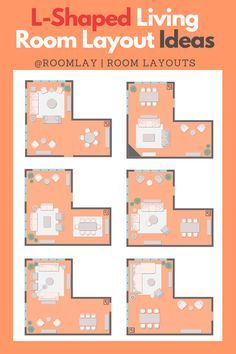 Here are L-shaped living room floor plans to help you find the best layout. #livingroomlayout #L-shapedlivingroom #livingroomfloorplan #l-shapedlivingroomlayout #interiordesign Living Room Designs Floor Plan, L Living Room Layout, L Shaped Living Room And Dining Room, Awkward Shaped Living Room Layout, L Shaped Layout Floor Plans, L Shaped Open Plan Living, L Shaped Great Room Layout, L Shape Living Dining Room Layout, L Shaped Lounge Dining Layout