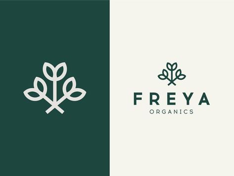 Freya Organics by Omnium | Lookup with one of the other logo design explorations for natural cosmetic products. This is still an early draft so it might need more tweaks here and there. Happy to hear your thoughts! | beauty bouquet brand branding flowers herbal logo minimal natural organic Ideas For Logos, Herb Logo, Herbal Logo, Make Up Cosmetics, Organic Logo Design, Nature Logo Design, Logo Branding Design, Type Logo, Inspiration Logo Design