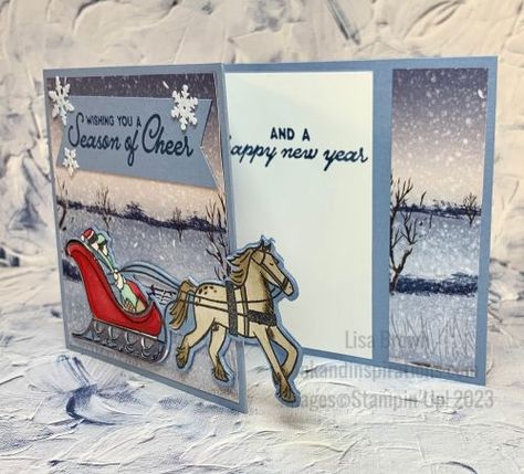 One Horse Open Sleigh Cards, Stampin Up Sleigh Ride, Stampinup One Horse Open Sleigh, Stampin Up Horse And Sleigh Cards, Horse And Sleigh Stampin Up Cards, Su One Horse Open Sleigh Dsp, Stampin Up One Horse Open Sleigh Dsp, One Horse Open Sleigh Stampin Up Cards, One Horse Open Sleigh