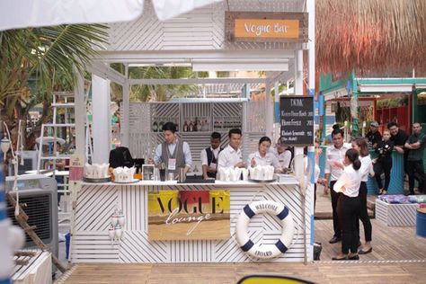 Beach Pop Up, Cafe Booth, Bangkok Beach, Beach Mall, Urban Beach, Pop Up Bar, Pop Up Market, Beach Events, Marine Theme