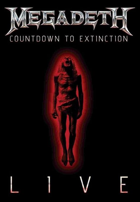 Megadeth: Countdown to Extinction - Live (2013) Countdown To Extinction, Music Photo, Documentary Film, Motion Picture, Rock Music, Documentaries, Movie Posters, Film Posters